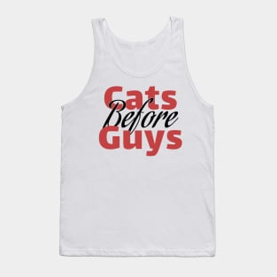 Cats Before Guys Tank Top